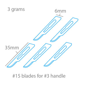 Modelcraft PKN9275 Blades #15 x 5 – immagine 2