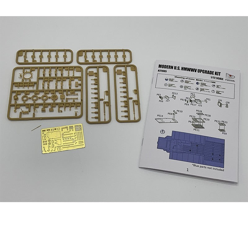 T-Model A72005 Modern U.S. HMMWV Upgrade Set 1/72 – Bild 4