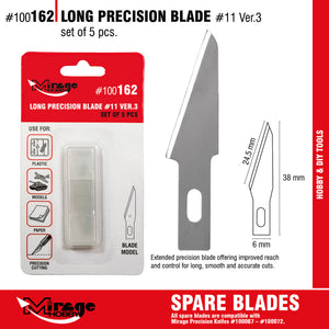 Mirage 100162 Long Precision Blade (5 pcs) – immagine 2