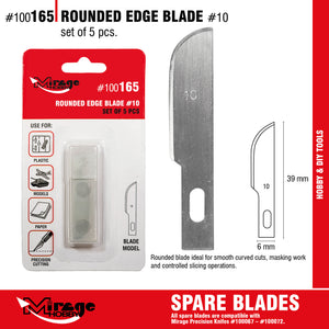 Mirage 100165 Rounded Edge Blade (5 pcs) – imagen 2