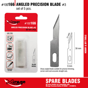 Mirage 100166 Angled Precision Blade (5 pcs) – Bild 2
