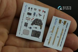 Quinta Studio QD48161 Bf 109G-10 3D-Printed &amp;amp; coloured Interior on decal paper (Eduard) 1/48 – imagen 2