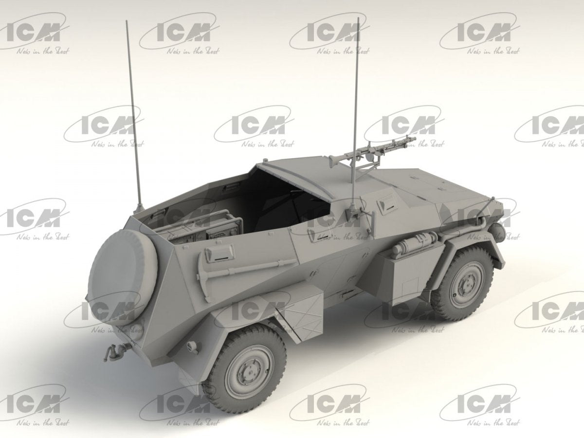 ICM 35112 Sd.Kfz. 247 Ausf.B with MG 34 machine gun 1/35 – Bild 6