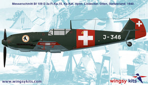 Wingsy Kits D5-12 Swiss Air Force Fighter MESSERSCHMITT Bf 109 E-3a 1/48 – zdjęcie 16