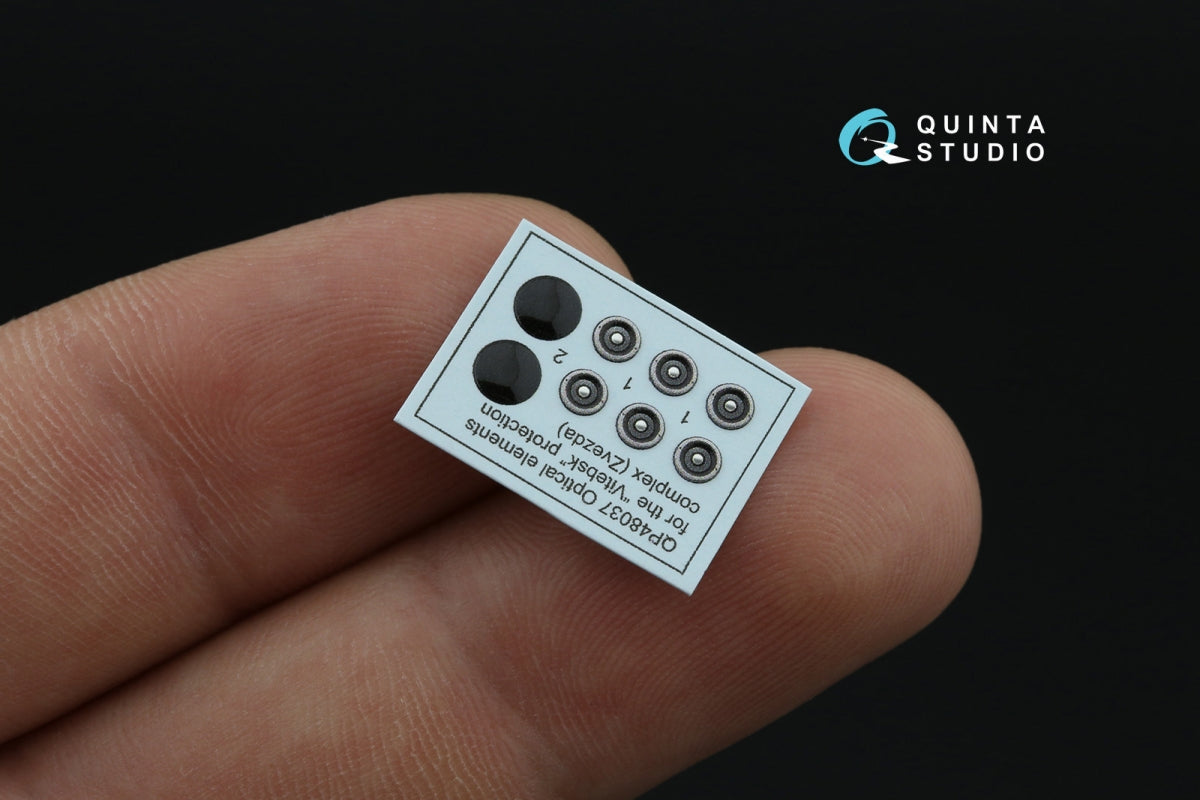 Quinta Studio QP48037 Ka-52 Optical elements for the Vitebsk protection complex (Zvezda) 1/48 – image 4
