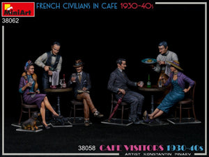 MiniArt 38062 FRENCH CIVILIANS IN CAFE 1930-40S 1/35 – imagen 2