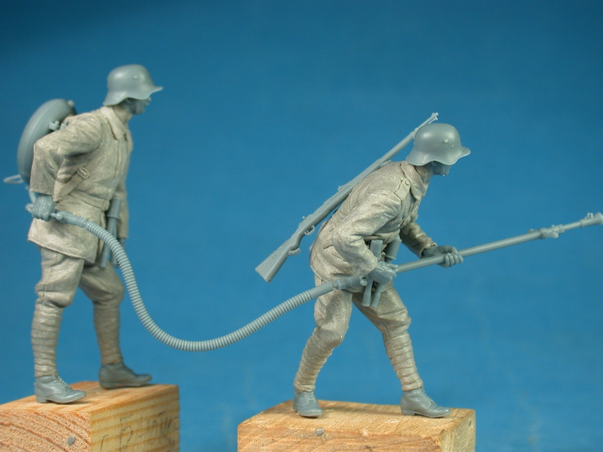 Copper State Models F35-045 German Freikorps flamethrower squad 1/35 – zdjęcie 4