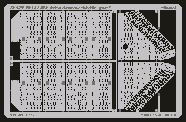 Eduard 35438 M-113 IDF Zelda armour shields 1/35 Academy – imagen 2