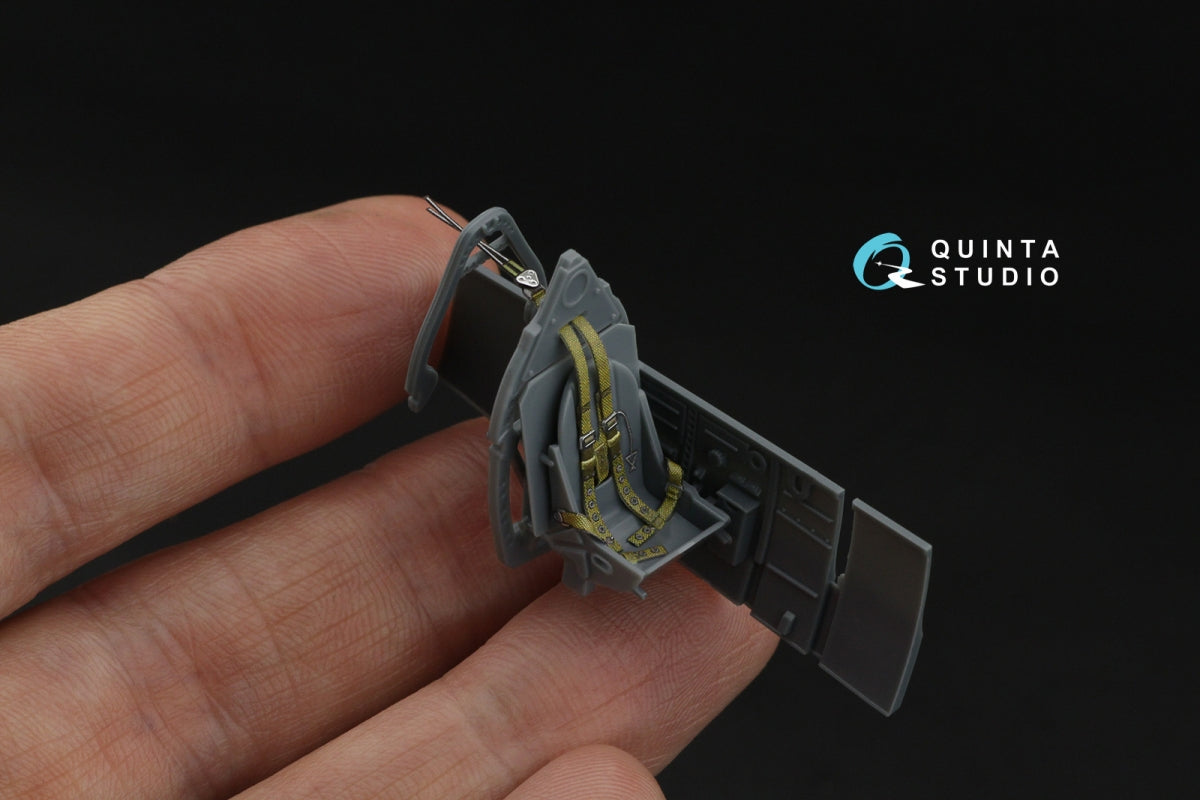 Quinta Studio QR+48102 British Fighter seatbelts (pre-war/early WWII) (with metal buckles) (All kits) 1/48 – zdjęcie 5