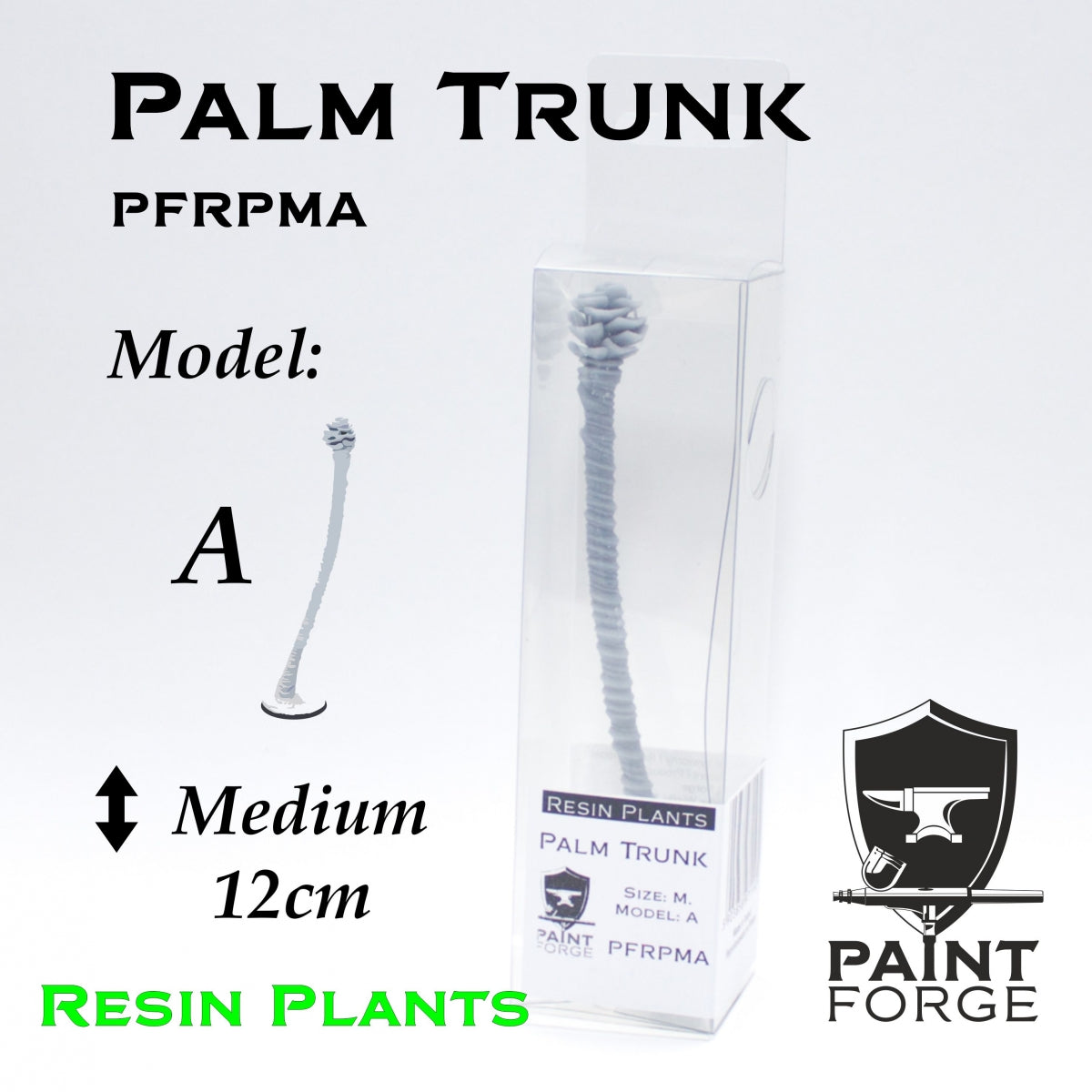Paint Forge PFRPMA Resin Plants PALM TRUNK A size M