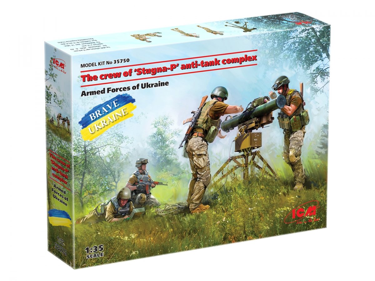 ICM 35750 ATGM &amp;#39;Stugna-P&amp;#39; with Ukrainian crew 1/35 – image 2