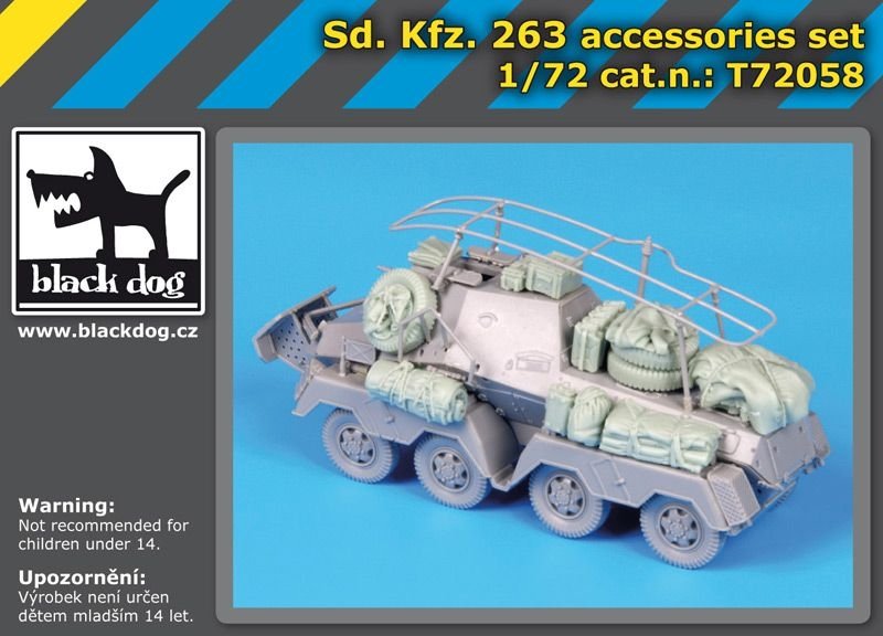 Black Dog T72058 Sd Kfz 263 accessories set for Dragon 1/72 – Bild 2