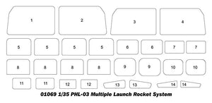 Trumpeter 01069 PHL-03 Système de lance-roquettes multiples 1/35 – image 14