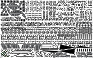 Pontos 27001F1 BISMARCK 1941 Detail Up Set Advanced 1/200 – imagen 15