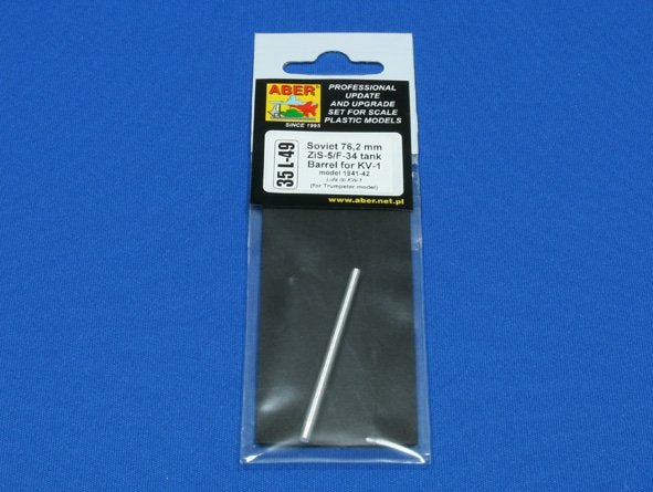 Aber 35L-049 Soviet 76,2 mm ZiS-5/F-34 tank barrel for KV-1 - early model 1/35 – imagen 3