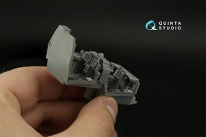 Quinta Studio QDS-48375 AH-64E 3D-Printed &amp;amp; coloured Interior on decal paper (Hasegawa) (Small version) 1/48 – imagen 6