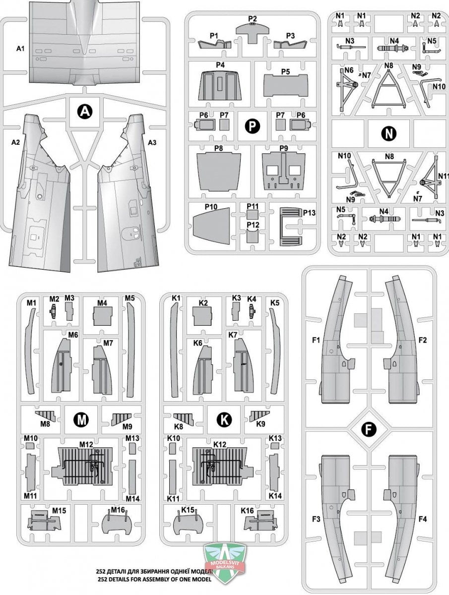 Modelsvit 72039 Beriev Be-14 All-weather SAR flying boat 1/72 – imagen 2