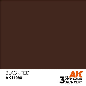 AK Interactive AK11098 NOIR ROUGE – STANDARD 17 ml