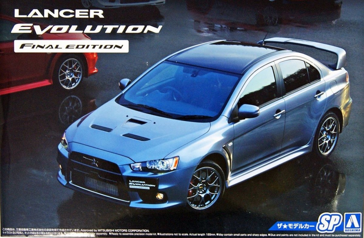 Aoshima 05164 MITSUBISHI CZ4A LANCER EVOLUTION X ÉDITION&amp;#39;15 (1/24)
