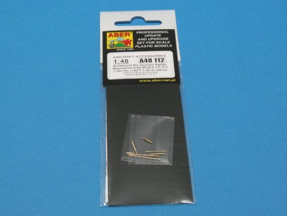 Aber A48 112 Armament for German fighter Me 109E-3 to G-4 1/48 – immagine 3
