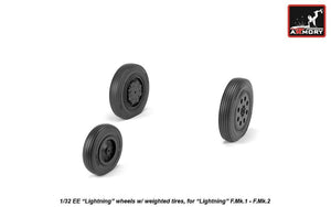 Armory Models AW32401 EE Lightning wheels w/ weighted tires, early 1/32 – imagen 2