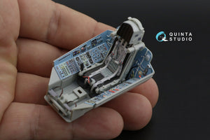 Quinta Studio QD32088 Su-27 3D-Printed &amp;amp; coloured Interior on decal paper (Trumpeter) (full version) 1/32 – imagen 4