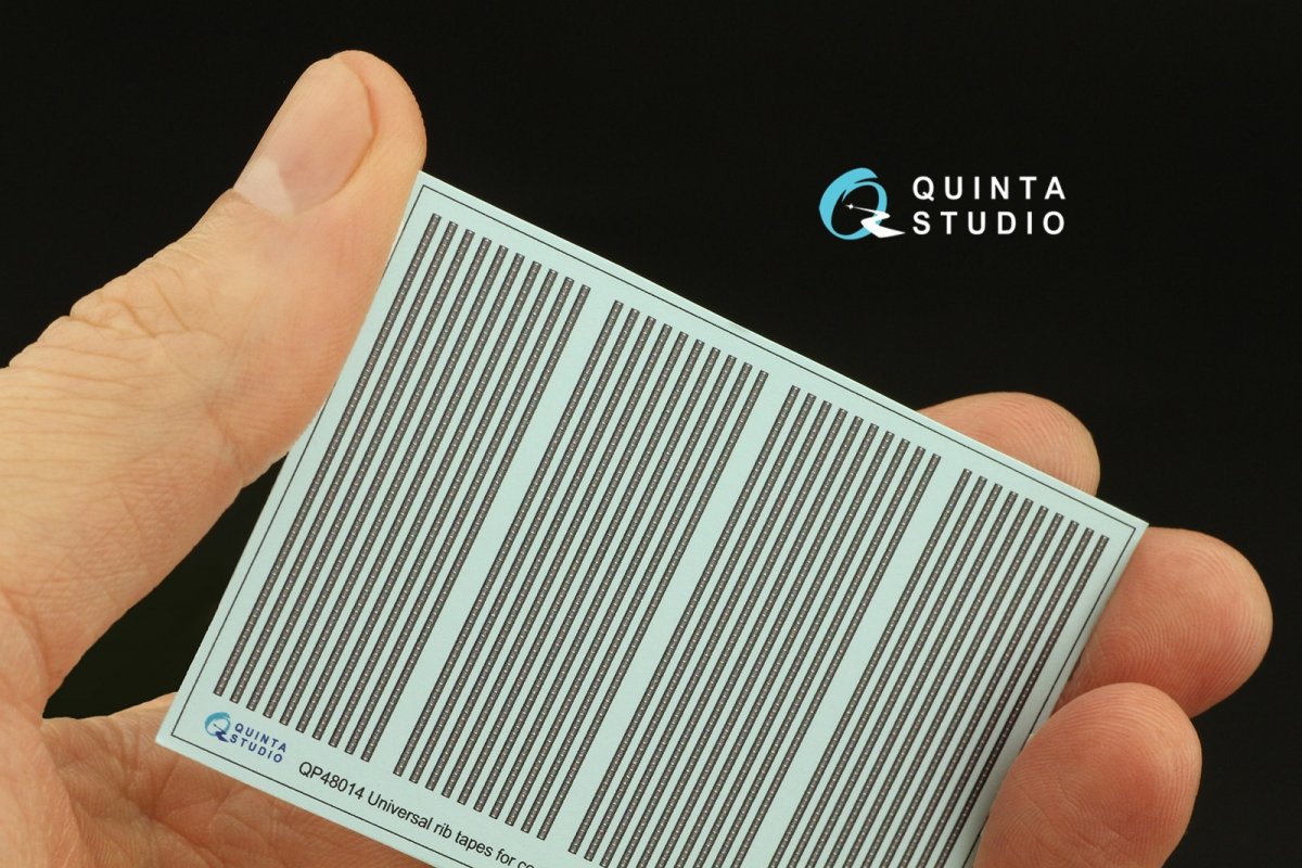 Quinta Studio QP48014 Universal rib tapes, type A. WWII Era (All kits) 1/48 – imagen 3