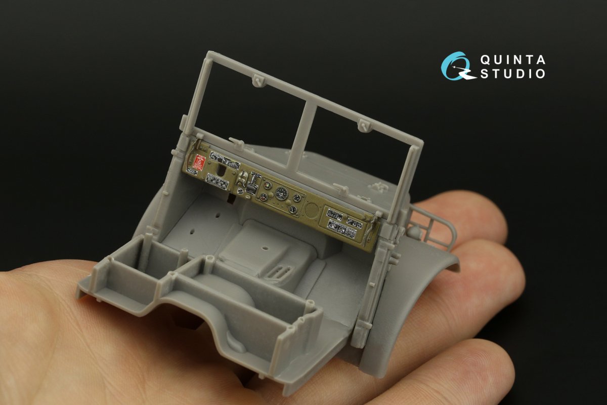 Quinta Studio QD35061 Dodge M37 3D-Printed &amp;amp; coloured Interior on decal paper (Roden) 1/35 – imagen 10