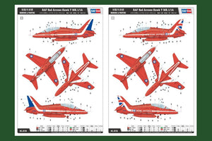Hobby Boss 81738 RAF Red Arrows Hawk T MK.1/1A 1/48 – imagen 2