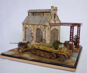 RT-Diorama 35292 Diorama-Base: &amp;quot;Railroad Shed&amp;quot; 1/35 – imagen 15