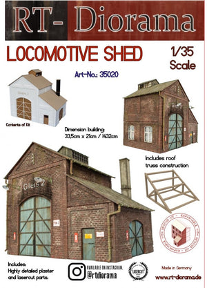RT-Diorama 35020 DÉPÔT DE LOCOMOTIVES 1/35