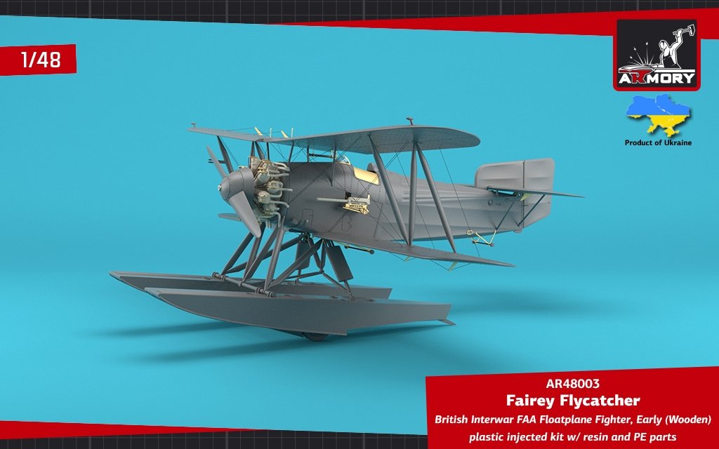 Armory Models 48003 Fairey Flycatcher British FAA Inter-War Floatplane Fighter, on Wooden Floats 1/48 – imagen 14