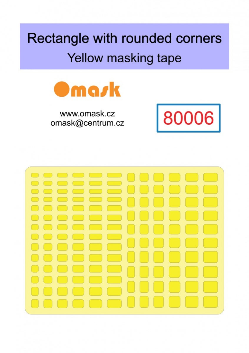 Omask X8002 Universal set 2 - yellow mask (80003, 80004, 80005, 80006, 80009) – immagine 4