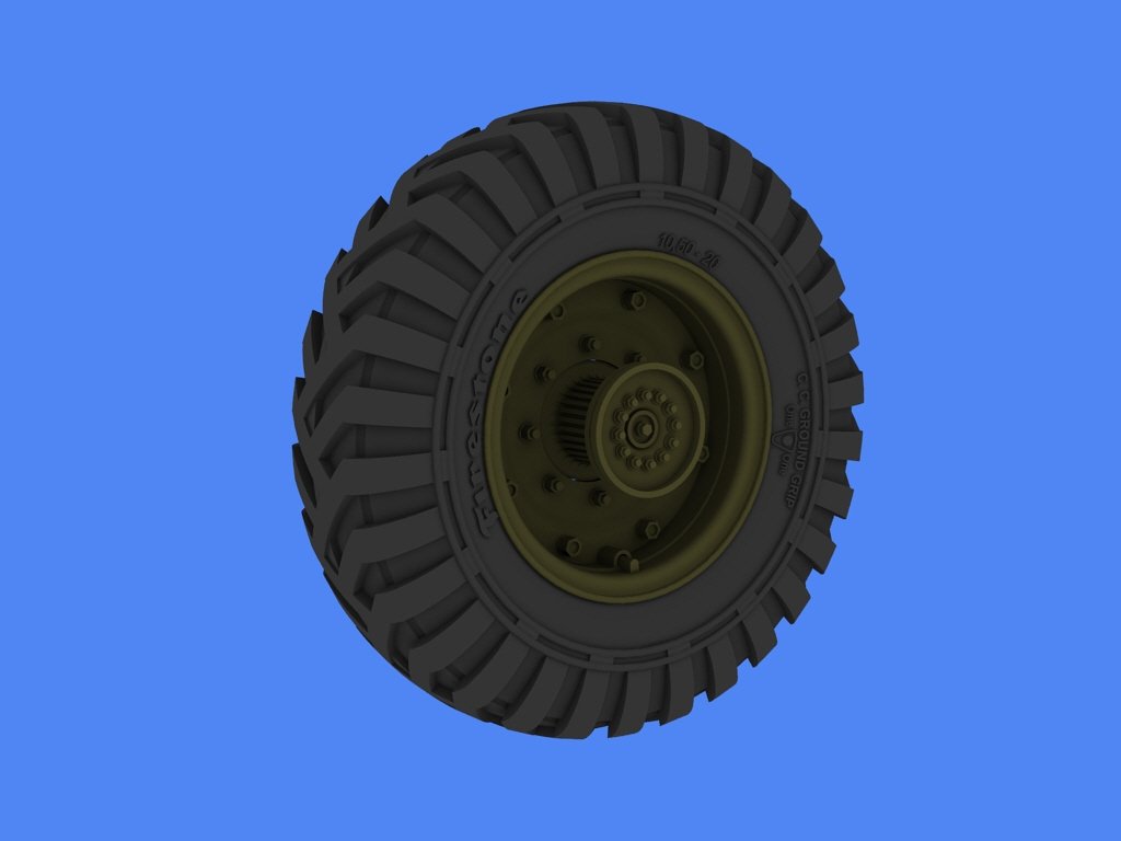 Panzer Art RE35-261 Bedford QLC road wheels (Firestone) 1/35 – Bild 2