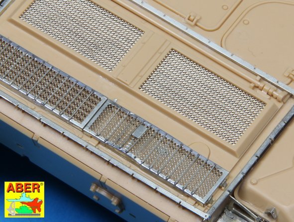 Aber 35G28 Grilles for Russian tank T-55 also Tiran 5 1/35 – Bild 6
