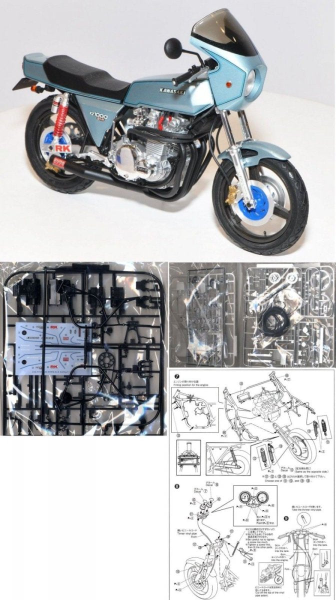 Aoshima 05399 Kawasaki Z1-R Custom 1971 1/12 – imagen 2