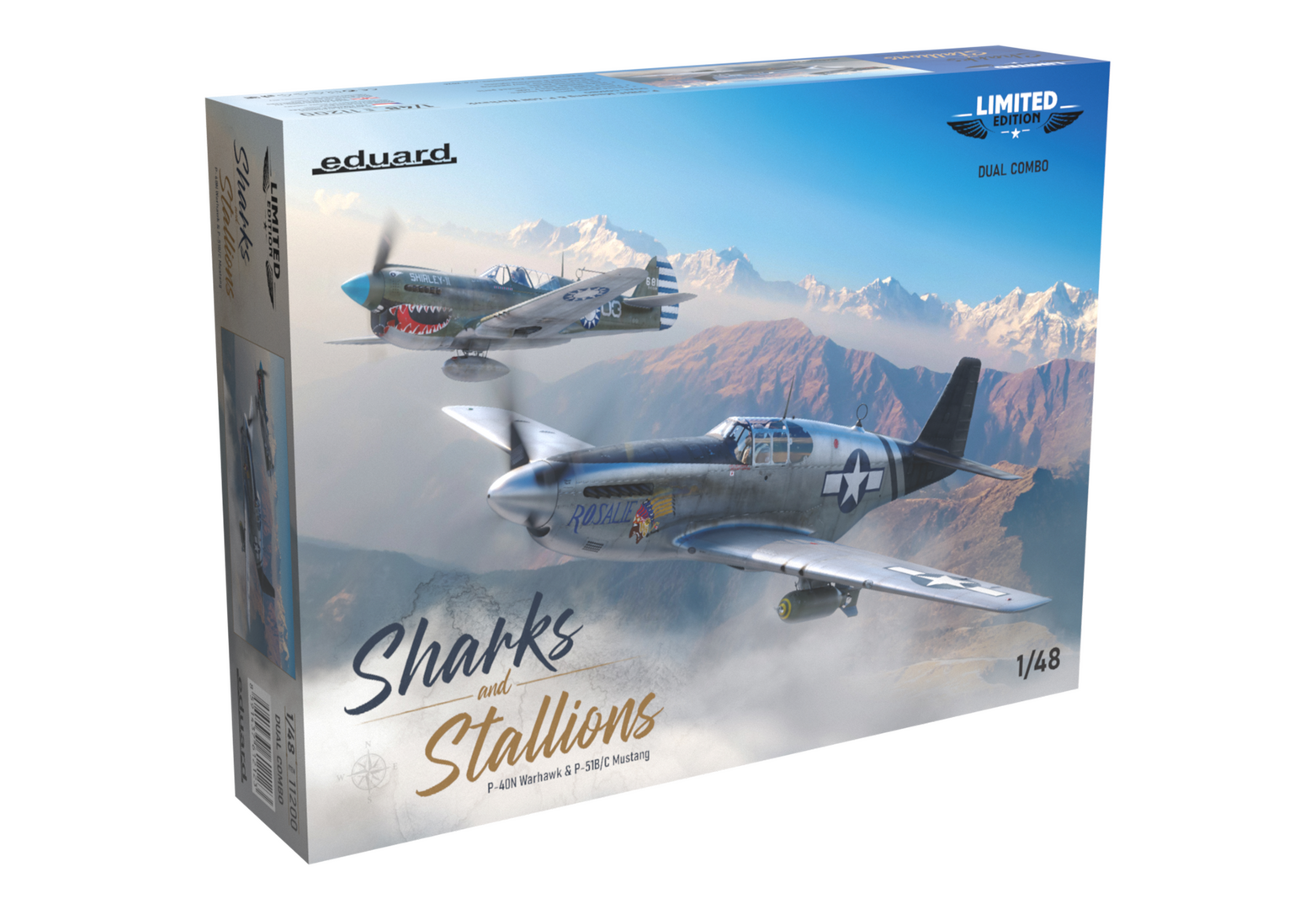 Eduard 11200 Sharks and Stallions DUAL COMBO P-40 N and P-51 B/C 1/48