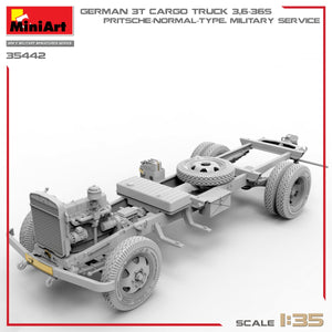 Miniart 35442 CAMION CARGO ALLEMAND 3T 3.6-36S. PRITSCHE-TYPE NORMAL. SERVICE MILITAIRE 1/35 – image 7