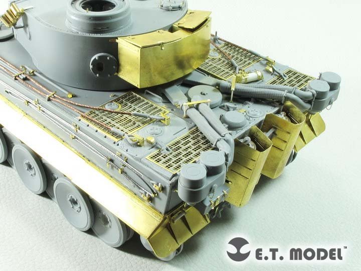E.T. Model E35-249 WWII German TIGER I “Tunisian Initial” Basic (For DRAGON Smart Kit) 1/35 – imagen 5