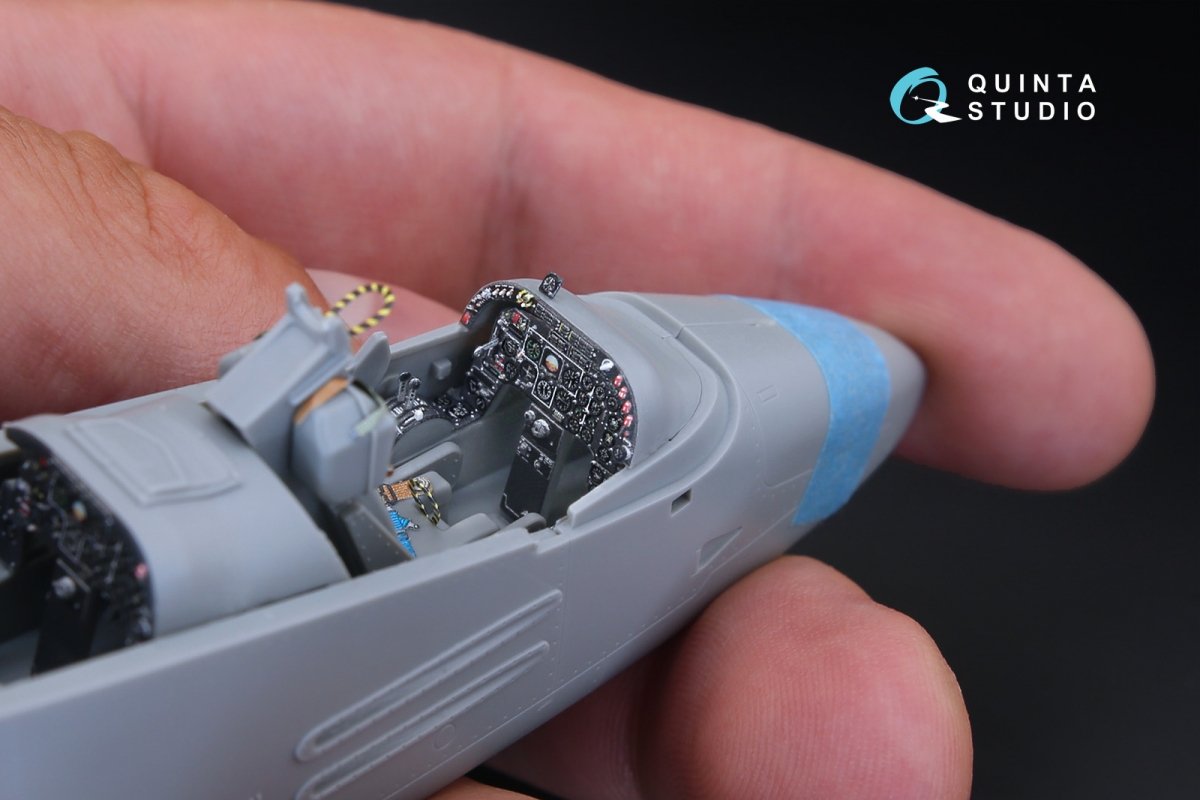 Quinta Studio QD48179 IA 58 Pucara 3D-Printed &amp;amp; coloured Interior on decal paper (for Kinetic kit) 1/48 – imagen 6