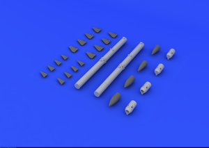 Eduard 648084 AIM-120A/ B AMRAAM (2pcs) 1/48 – immagine 3