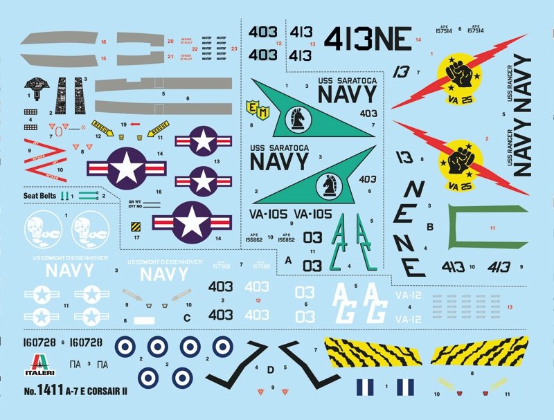 Italeri 1411 A-7E CORSAIR II 1/72 – Bild 10