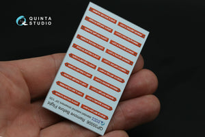 Quinta Studio QP35006 Remove Before Flight standart external streamer 24, 20 Pcs 1/35 – Bild 5