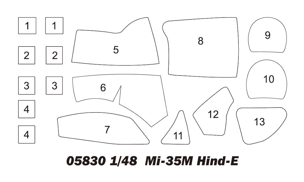 Trumpeter 05830 Mi-35M Hind-E 1/48 – imagen 5