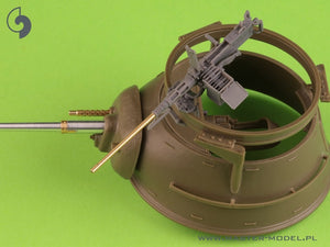 Master GM-35-073 Browning M2HB .50 cal (12,7mm) - do montażu na pierścieniu M49 (karetka D40721 / kołyska D40733 / skrzynka D40731 lub D90078) 1/35 – imagen 6