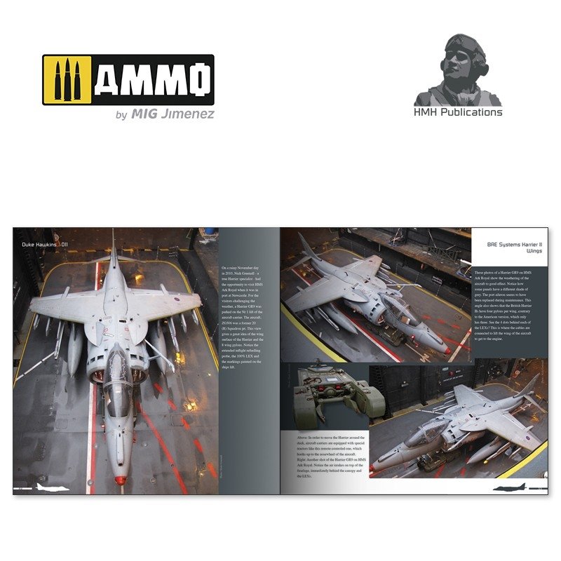 HMH Publications DH-011 BAE Systems Harrier II &amp;amp; Boeing AV-8B Harrier II (Plus) (English VErsion) – immagine 3