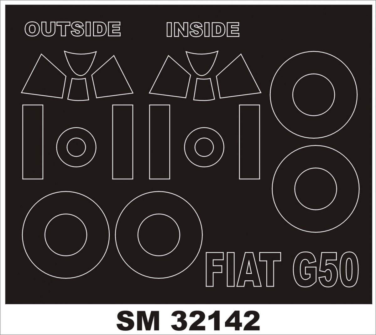 Montex SM32142 FIAT G.50 SPECIAL HOBBY