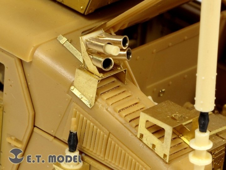 E.T. Model E35-077 US ARMY M1114 HUMVEE Smoke Discharger (For BRONCO Kit) 1/35 – Bild 4