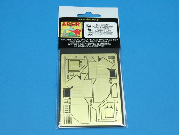 Aber 35A117 Rear boxes for Panther G &amp;amp;Jagdpanter produced from April 1944 in M.N.H. 1/35 – immagine 3