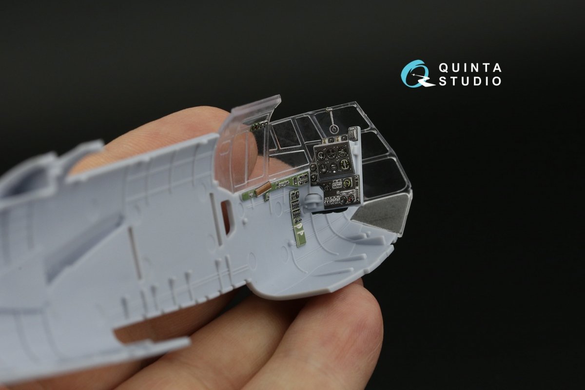 Intérieur imprimé en 3D et coloré sur papier décalcomanie Quinta Studio QD48378 Bristol Blenheim Mk.I (Airfix) 1/48 – image 2